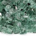 American Fireglass American Fireglass AFF-EVGRRF12-10 0.5 in. Evergreen Reflective Fire Glass - 10 lbs AFF-EVGRRF12-10